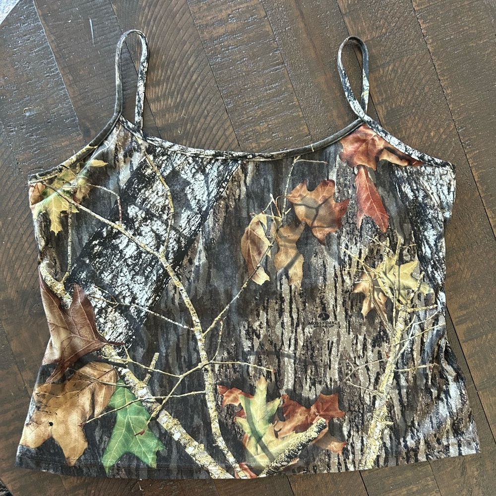 Hatchie Mossy Oak BreakUp Women’s HUNTING Camo Tank Top Size XL
